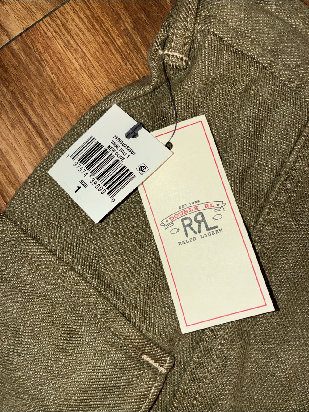 RRL Olive Slub-Denim Skirt - Picture 2 of 16